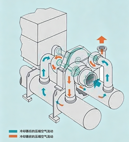 冷却空气走向 1